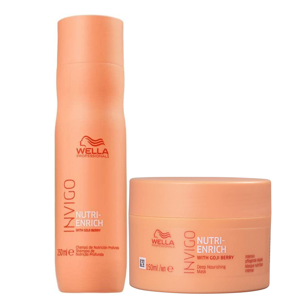 Kit Invigo Nutri Enrich Shampoo 250ml  e Máscara 150ml em Oferta na Shopee