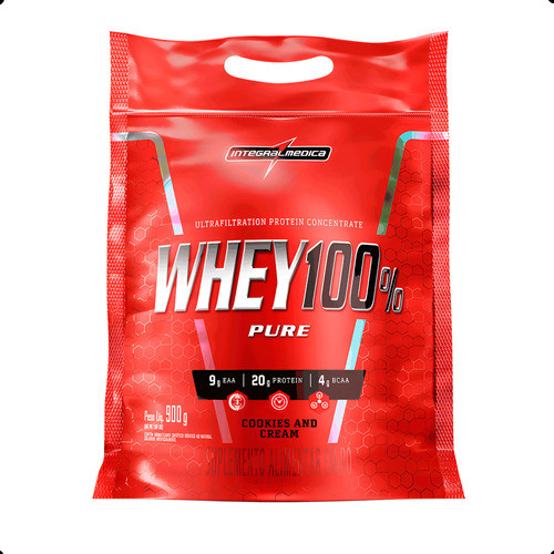 Whey Protein Cookies 100% Pure 907gr Refil - Integral Médica