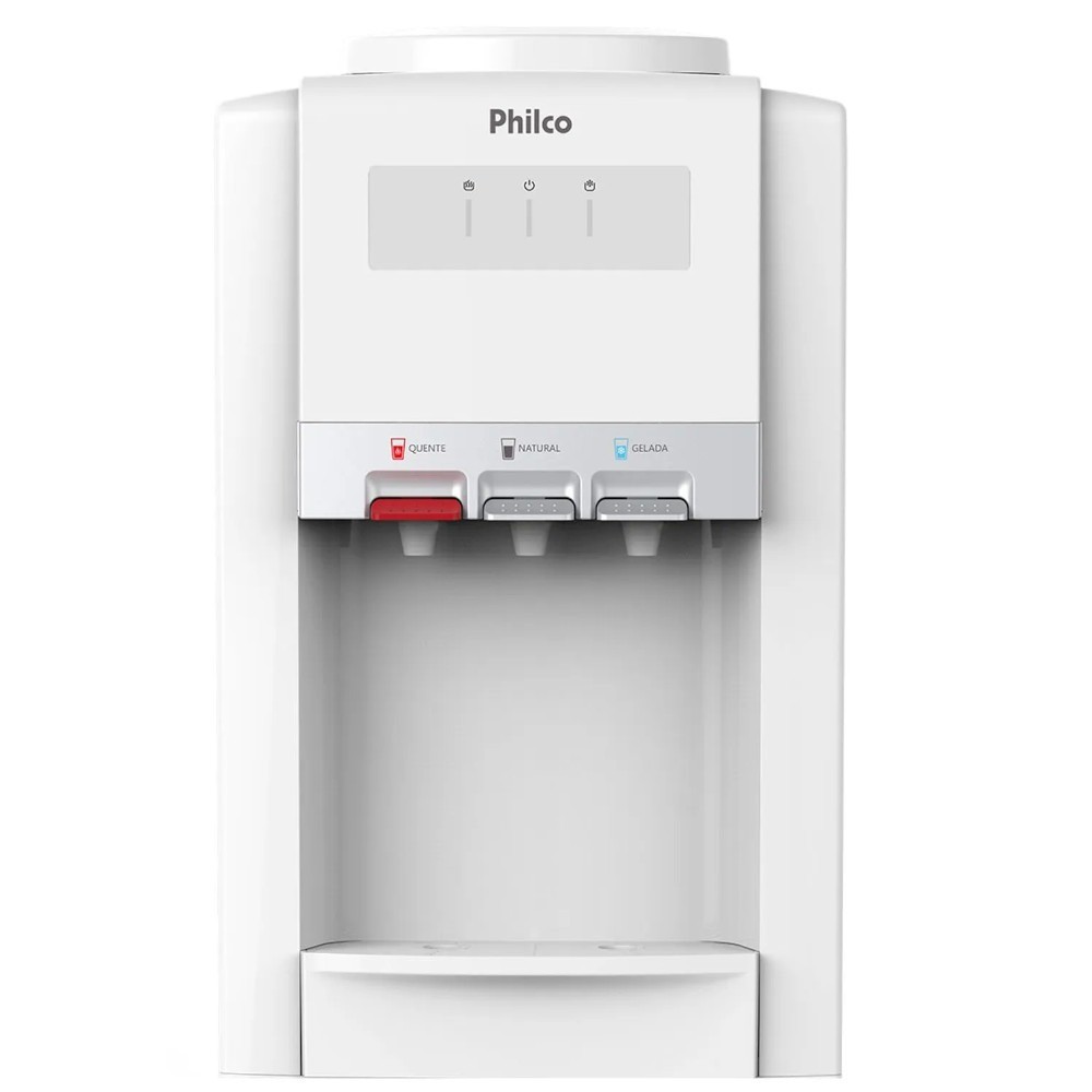 Bebedouro de mesa 3 em 1 Água Quente Natural e Gelada - PBE07CBQF Philco