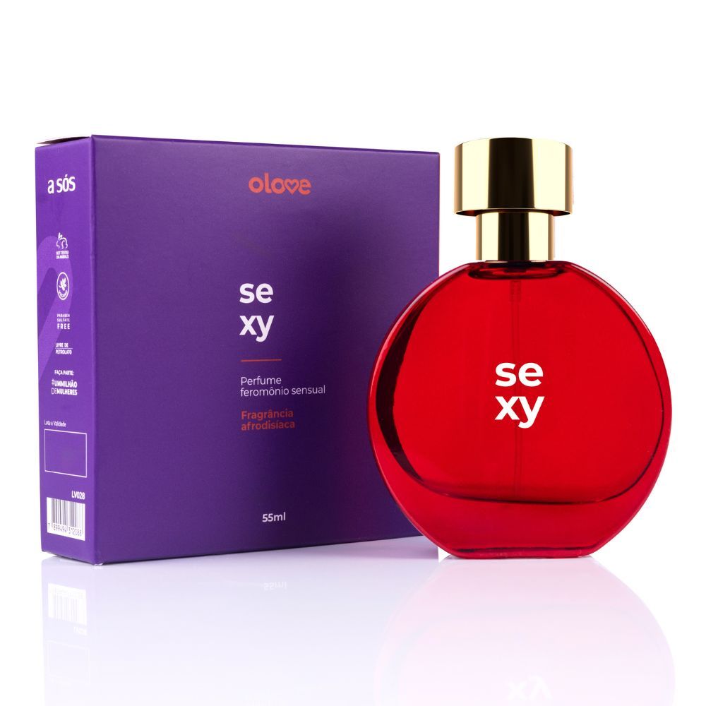 Perfume Feminino Feromônio Sensual Olove Sexy - 55 ml