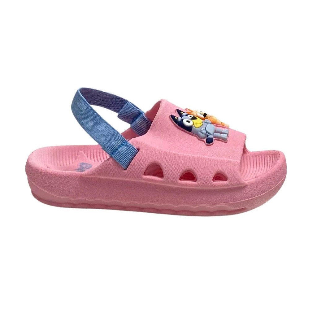 CHINELO INFANTIL GRENDENE BLUEY WAVY BABY ROSA COM ELÁSTICO 23460B em Oferta na Shopee