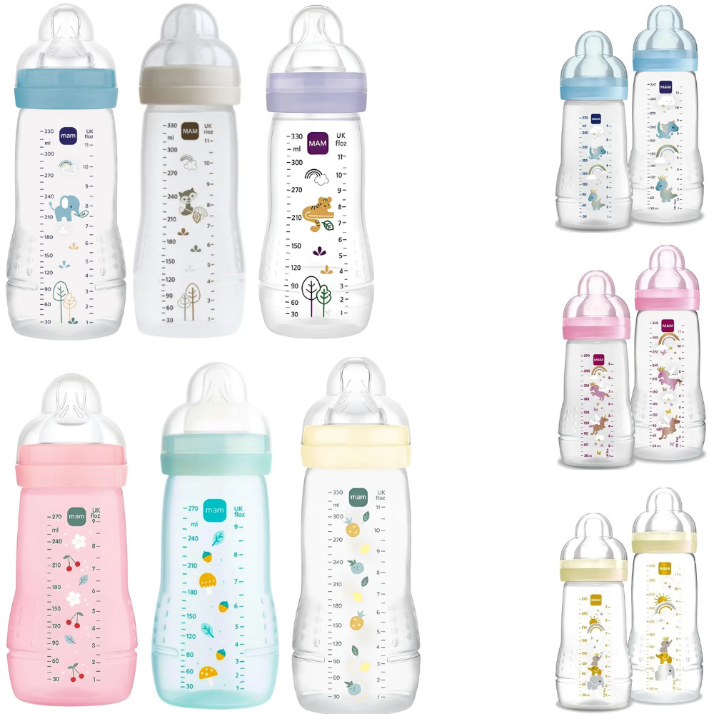 MAMADEIRA EASY ACTIVE 270ML 330ML MAM +2 +4 MESES em Oferta na Shopee