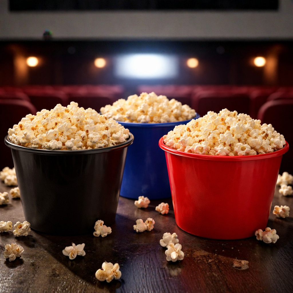 KIT 25 BALDES DE PIPOCA 1,5L PP PARA PERSONALIZAR ADESIVAR FESTA