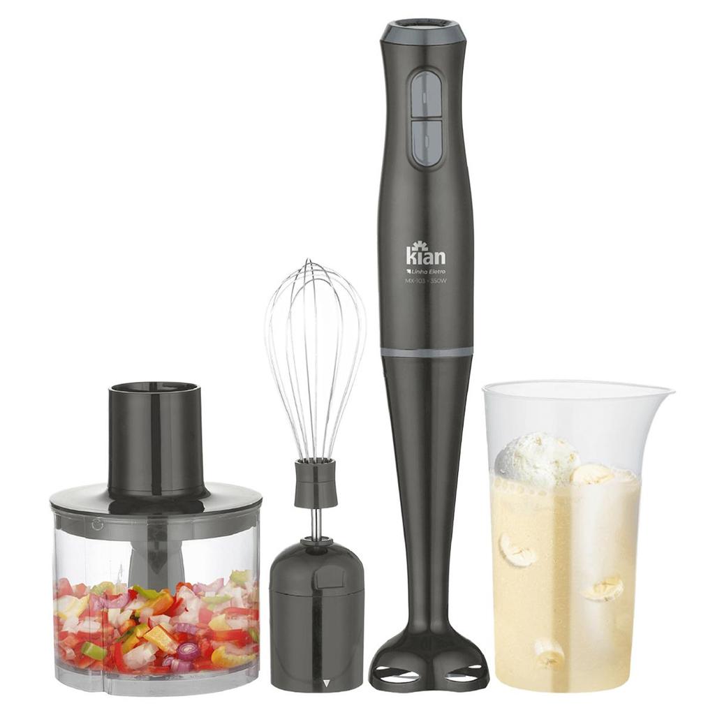 Mixer 3 em 1 Multifunções 2 Velocidades 350W - Kian em Oferta na Shopee