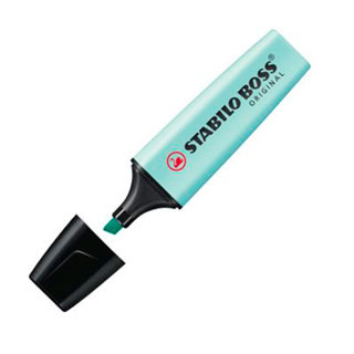 Pincel marca texto Boss Pastel Azul 70/113 Stabilo em Oferta na Shopee