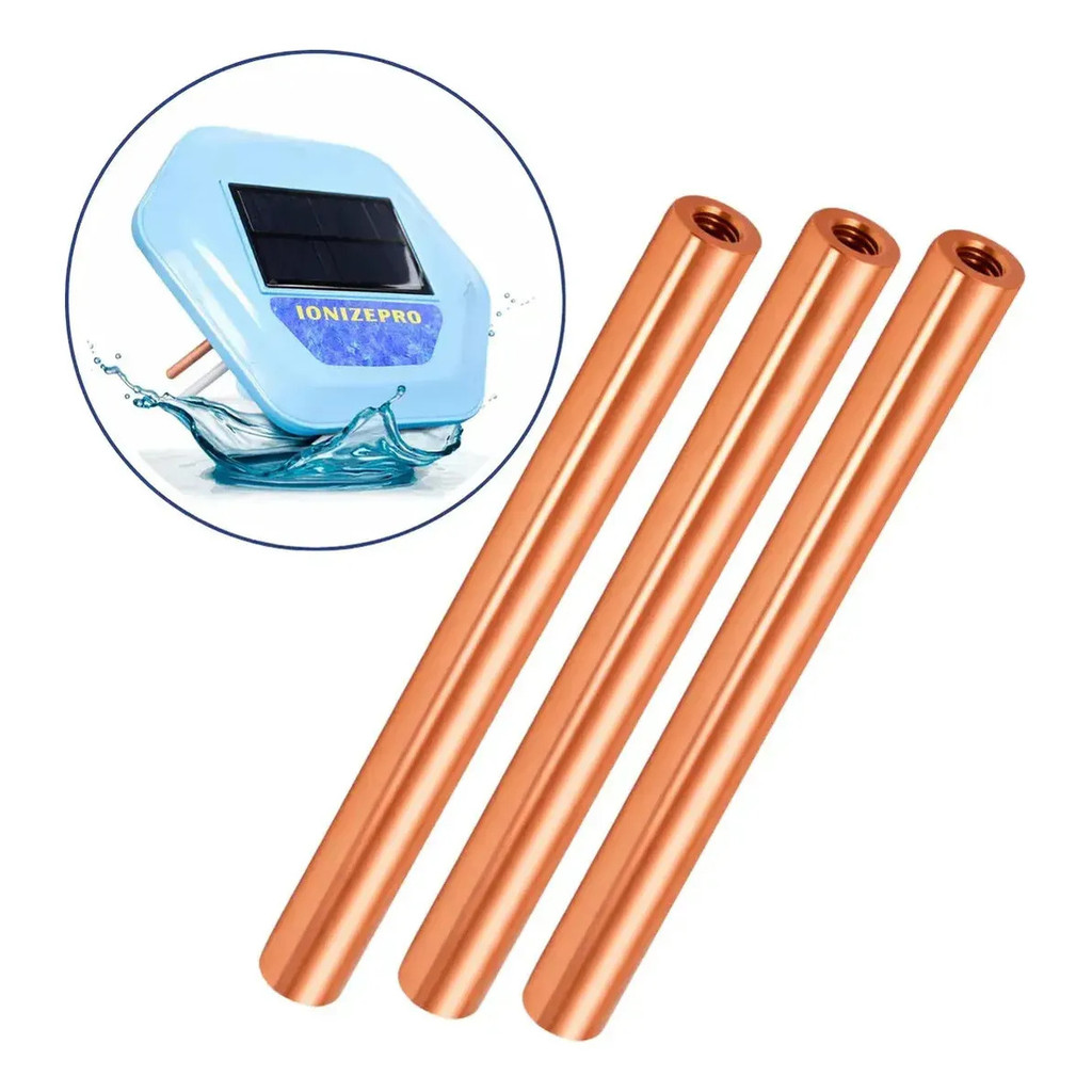 Refil Eletrodo Cobre Ionizador Solar Piscina Rosca M4 Ø5/16 Compatível IonizePro