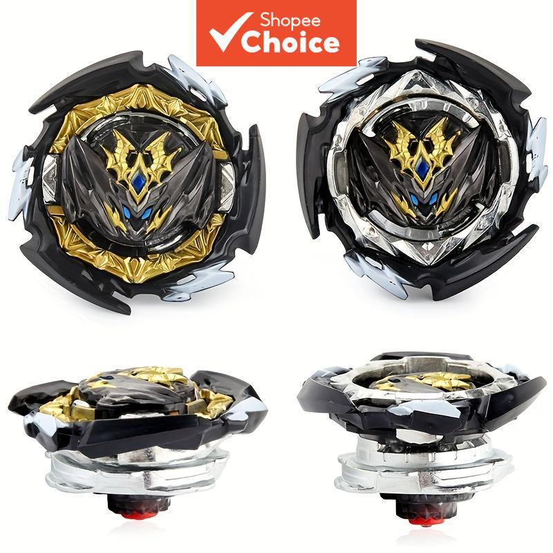  Conjunto de Batalha Gyro B-180 Bey Burst com Lançador de Corda, Pião, Adesivos – Brinquedo de Aniversário para Meninos