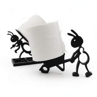 kit 02 suporte papel higiênico formiga engraçado divertido decoração de banheiro em Oferta na Shopee