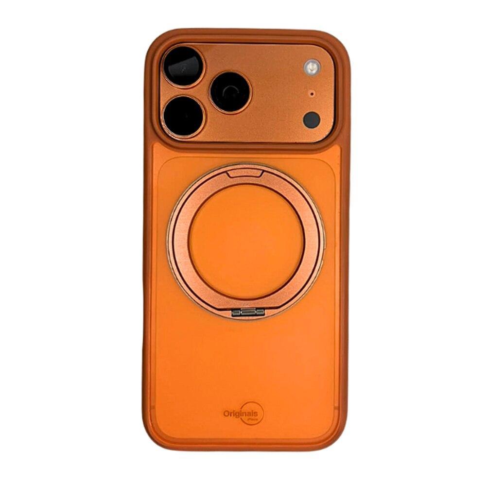 Capa iPhone 17 Pro Max Stand Originais iPlace, Laranja em Oferta na Shopee