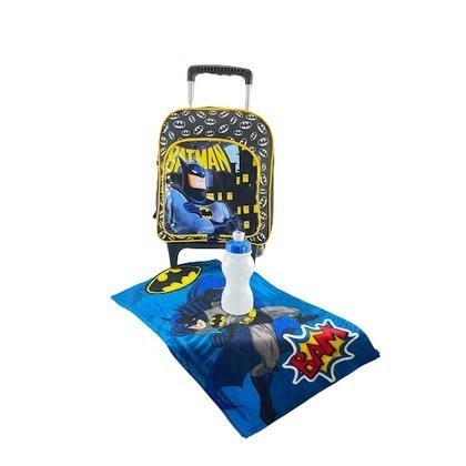 Mochila Infantil Prezinho Tam P Batman Creche com Rodas em Oferta na Shopee
