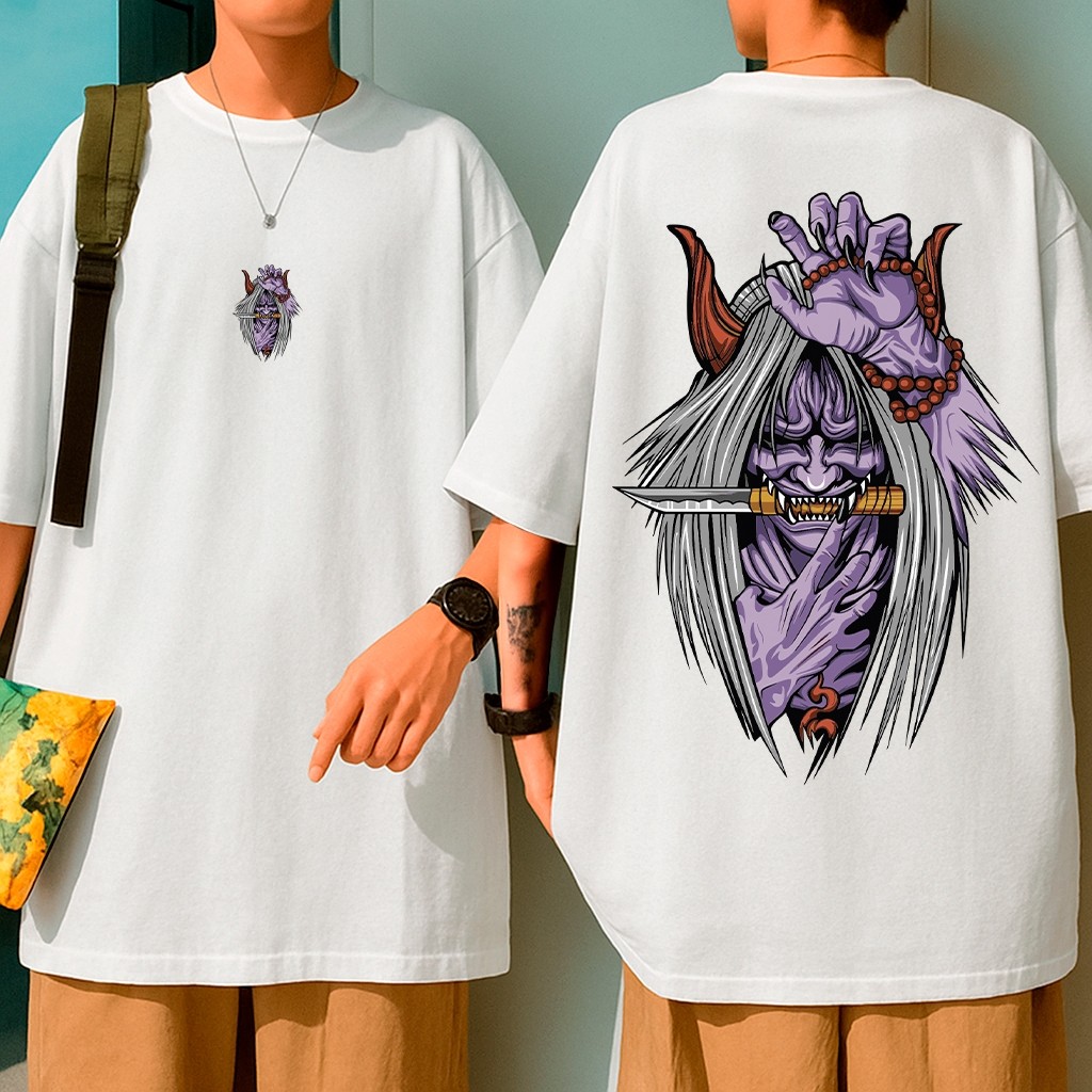 Camiseta Oversized Anime Estampada Ceifeiro Naruto Unissex 100% Algodão Kunai . casual, academia. casual, academia.