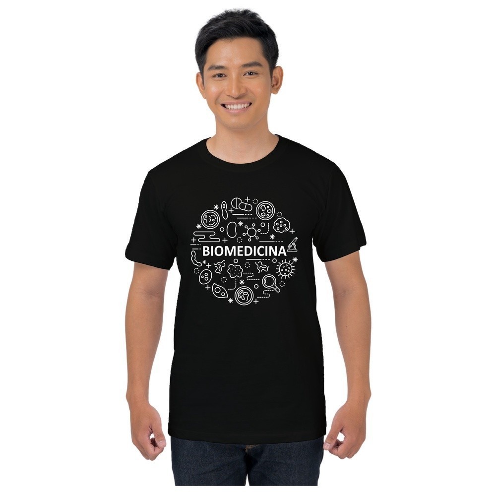 Linda Camiseta T-shirt Atmclass Linda Camiseta T-shirt Atmclass Masculina Biomedicina Desenhos 100% Algodão Postagem Rap