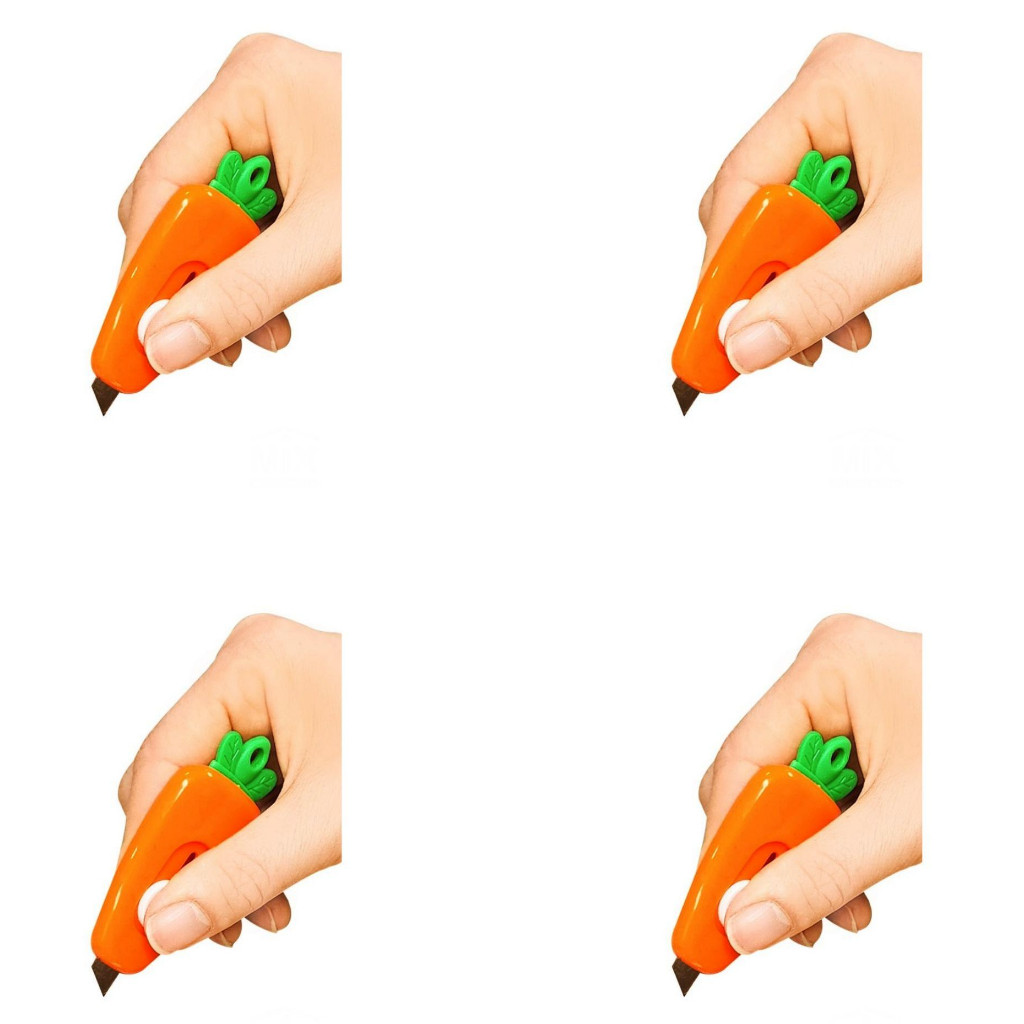 Mini Estilete Decorado Cenoura (cores sortidas)