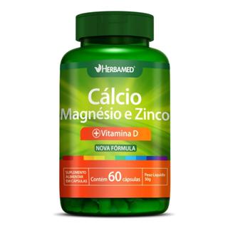 CÁLCIO, MAGNÉSIO, ZINCO E VITAMINA D3 COM 60 CÁPSULAS em Oferta na Shopee