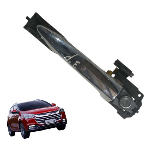 Maçaneta Externa Porta Dianteira Esquerda Jac T40 2019 2020 Cinza Dianteira