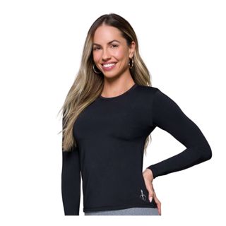 Camiseta Feminina Proteção UV50+ Manga Longa Selene em Oferta na Shopee