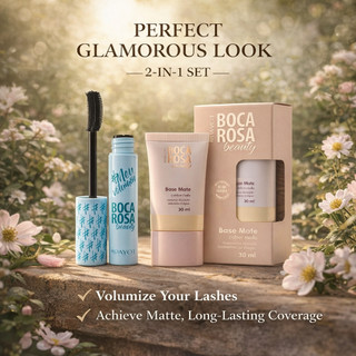 Kit Boca Rosa Beauty – Base + Máscara de Cílios