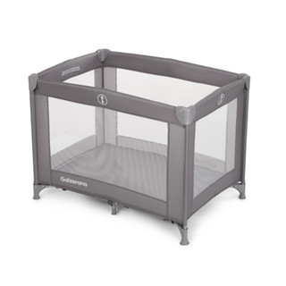 Berço Portátil e Cercadinho Galzerano Basic Cinza em Oferta na Shopee