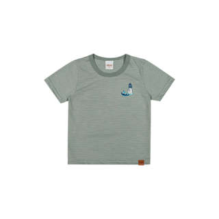 Camiseta Infantil Menino Navy Listrada Elian Verde em Oferta na Shopee