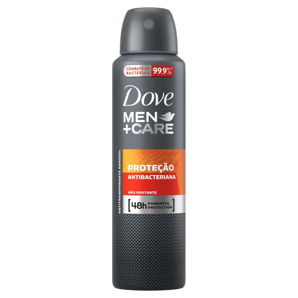 Desodorante Dove Men + Care Antibac Aerosol Antitranspirante 48h com 150ml em Oferta na Shopee