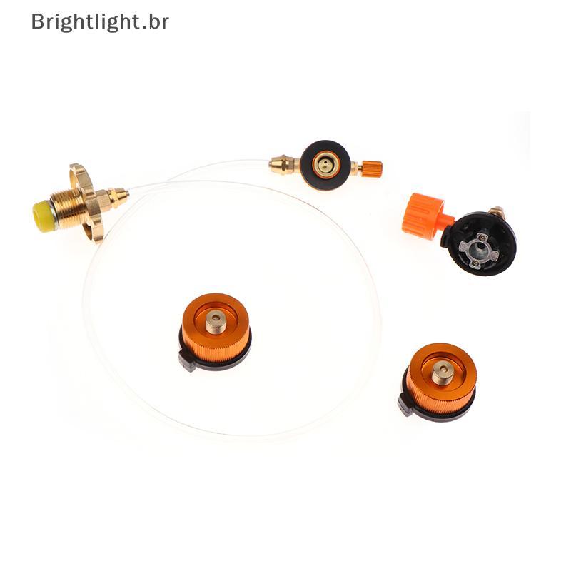 [brightlight.br] Adaptador De Recarga De Gás Para Fogão A De Acampamento Válvula De Inflação De Cilindro Externo Conecto