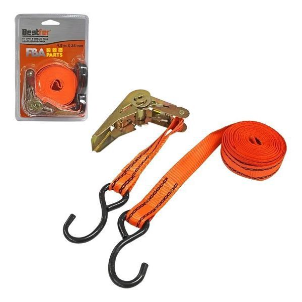 BESTEFER KIT CINTA E CATRACA AMARRAÇAO DE CARGA