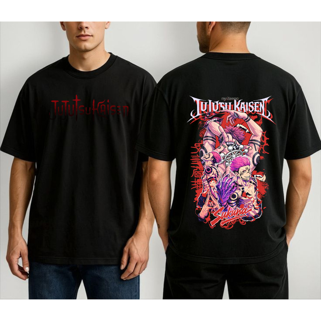 Camiseta Camisa Jujutsu Kaisen Sukuna Anime Streetwear