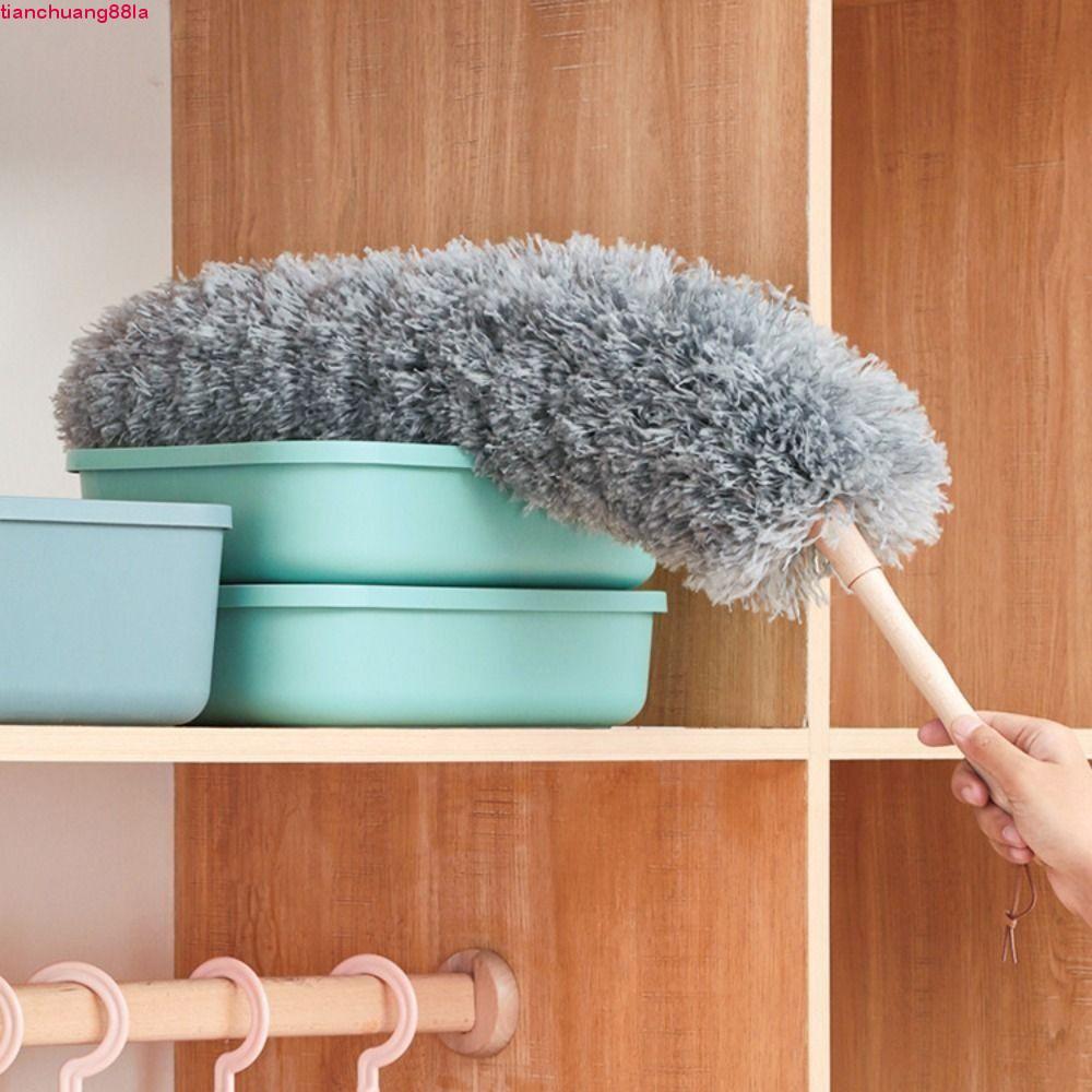 Limpador De Pó TIANCHUANG , Escova De Poeira Antiestática Flexível , Alça Fofa , Não Derramamento De Espanador De Microf