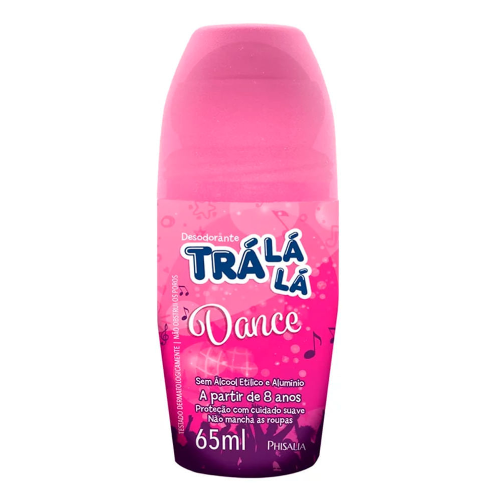 Desodorante Infantil Trá Lá Lá Dance Roll-on 65ml em Oferta na Shopee