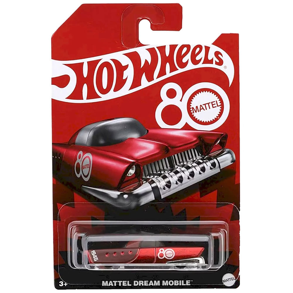 Carrinho Hot Wheels - Dream Mobile - Aniversário 80 Anos - 1:64 - Mattel em Oferta na Shopee