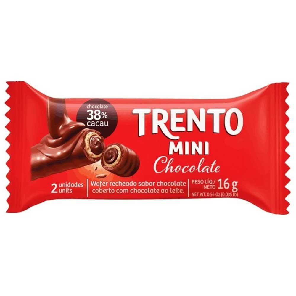 Chocolate Trento Mini Ao Leite 16g em Oferta na Shopee