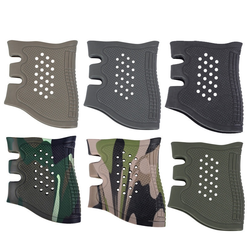 Luvas Táticas Outdoor Camuflagem Borracha Antiderrapante Outdoor Esportiva Proteção Modular
