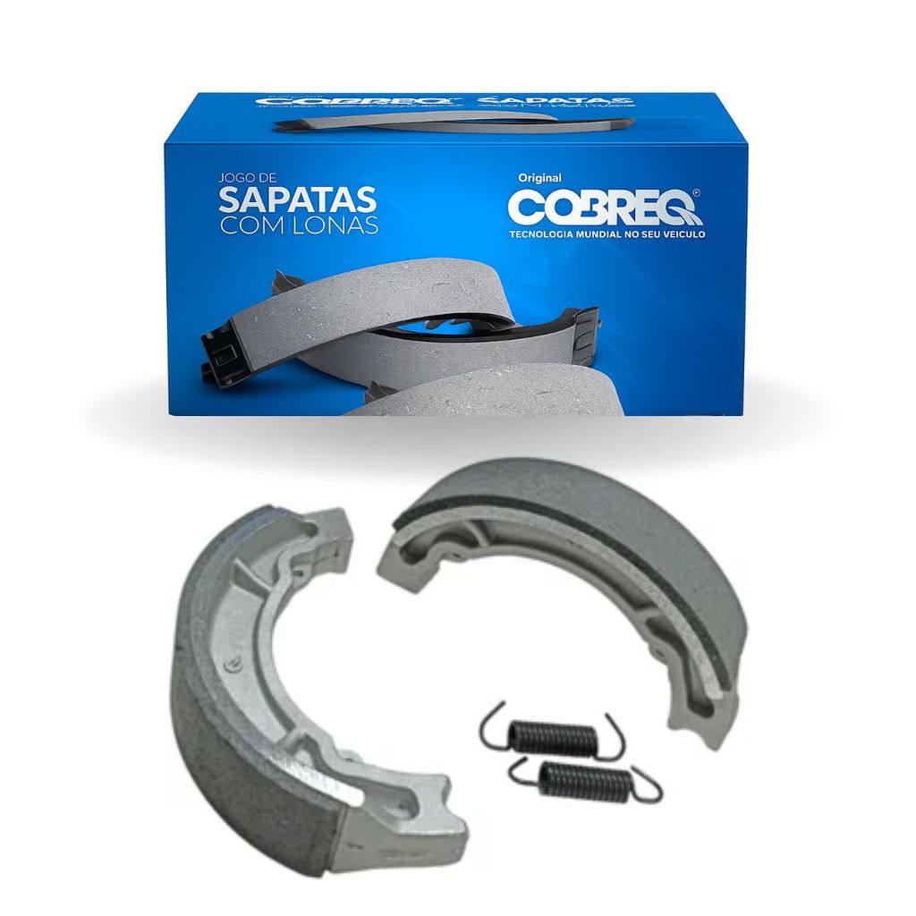 Patins Lona Sapata Freio Traseiro NXR 150 Bros ESD 2003 ate 2021 Cobreq em Oferta na Shopee