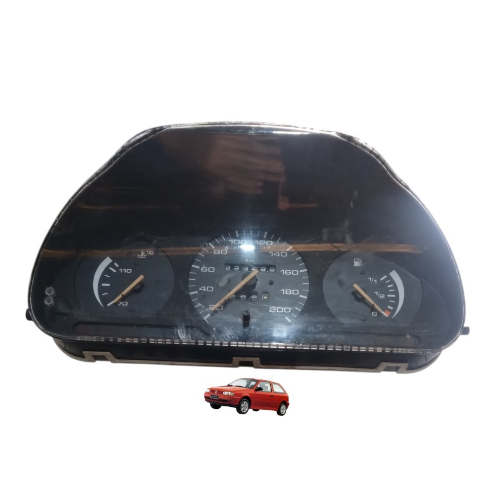 Painel Instrumento Velocimetro Vw Gol G2 Bola 1994 1996 Preto