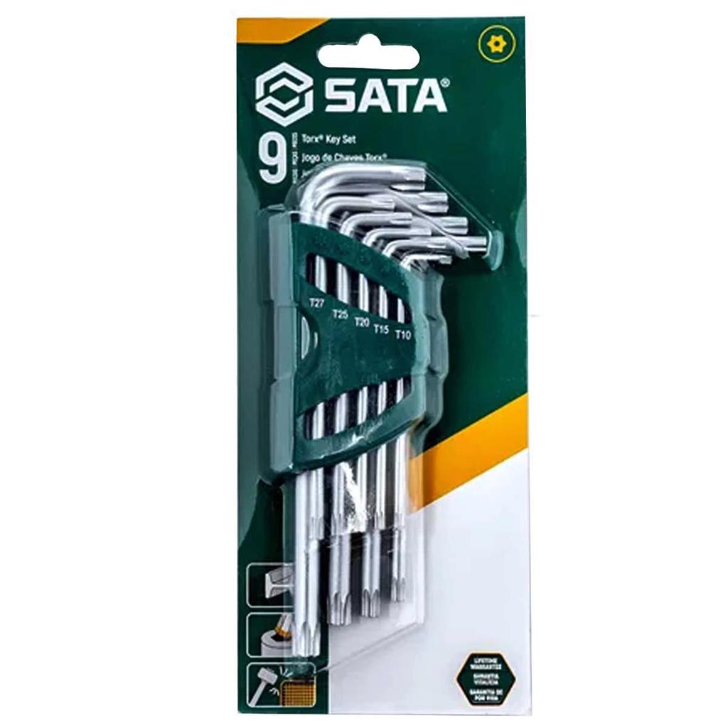 Jogo de Chaves Hexagonal Torx Longa Com 9 Peças (ST09715) - Sata · foto 2