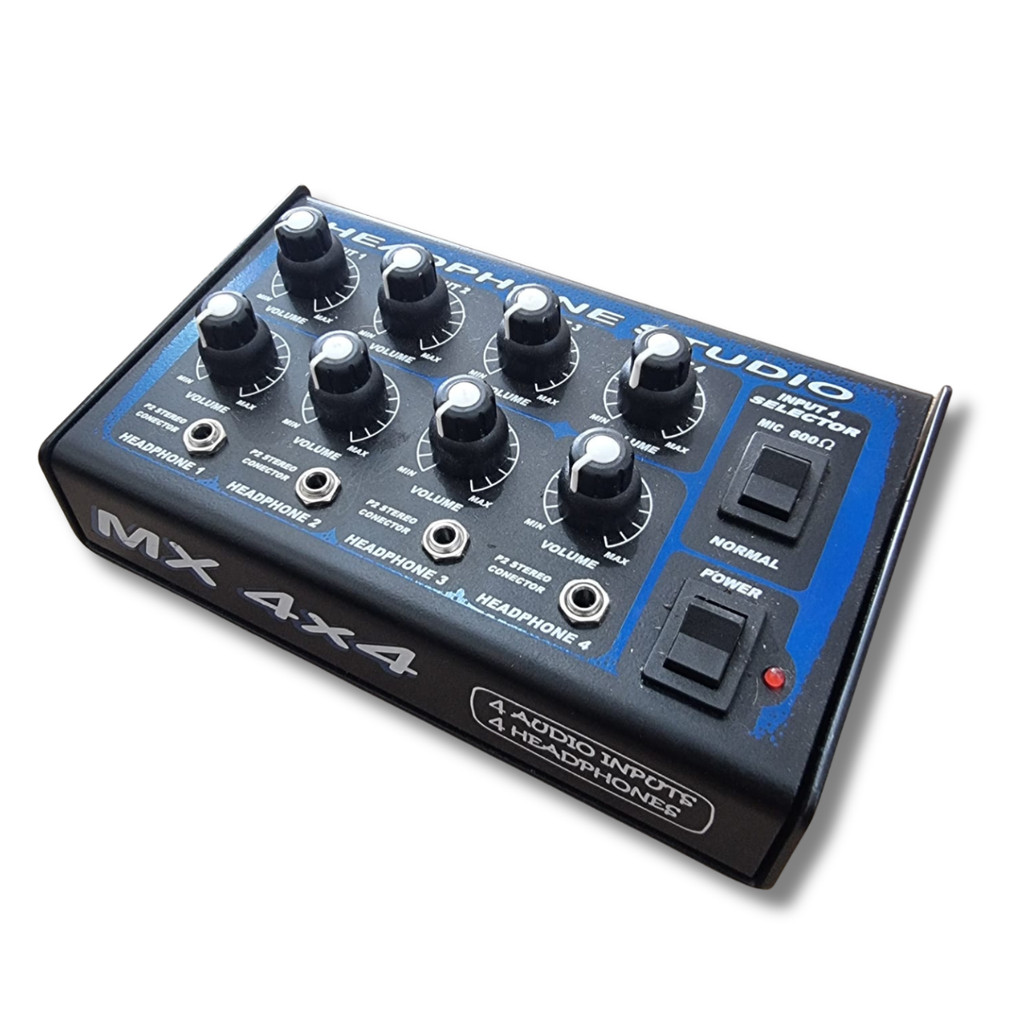 Amplificador de Fone Power Click Studio MX 4x4 Usado + Fonte