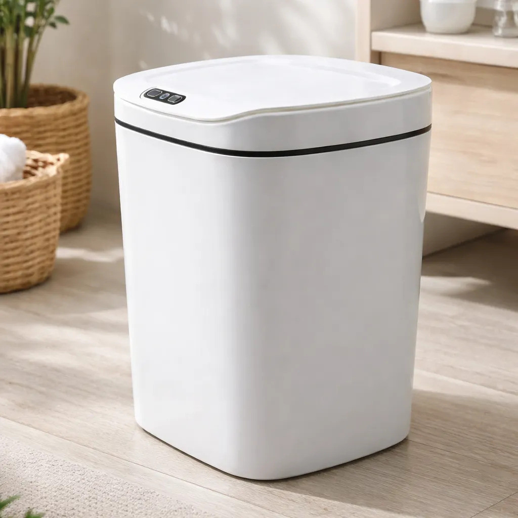 Lixeira Antiodor 12 14 16l C/sensor Inteligente Abre Fácil