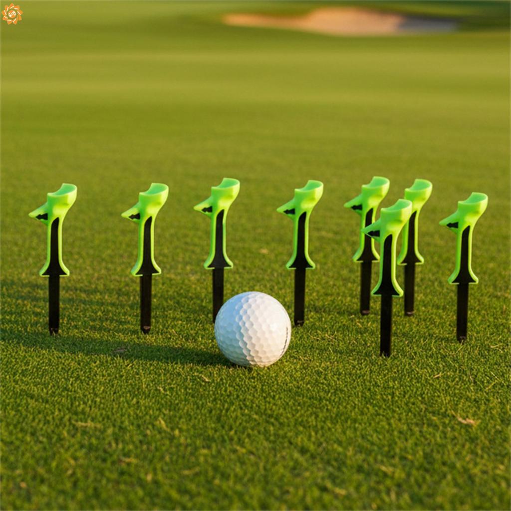 Camisetas De Golfe De 12 Unidades Com Design Duplo Inclinado De Plástico Durável Para Vários Tipos De Solo