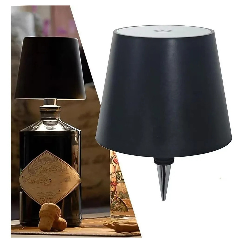 Luz LED para Garrafa Luminária Decorativa Sem Fio 3 Cores Ambiente Bar