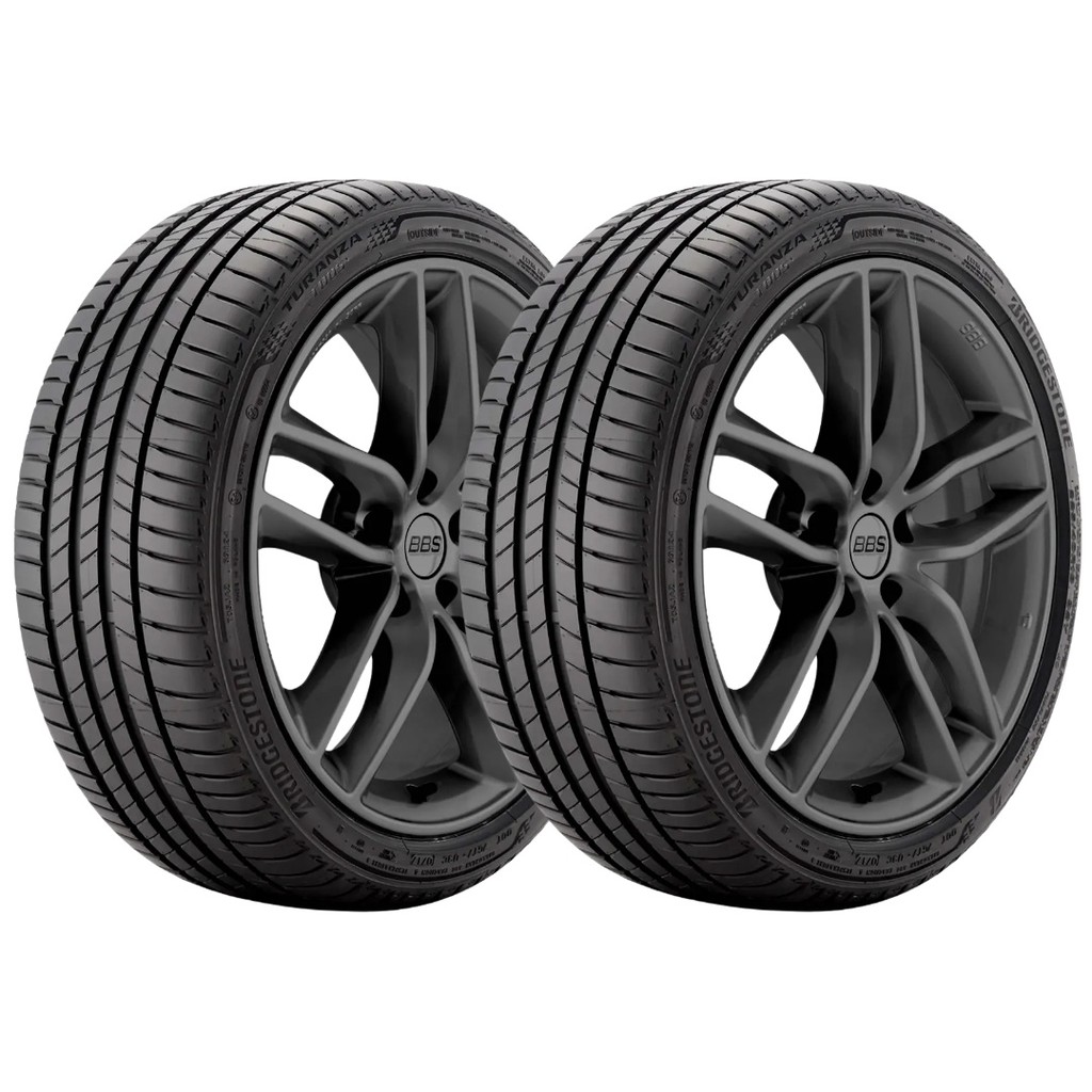 KIT 2 PNEUS ARO 17 215/45R17 BRIDGESTONE TURANZA T005 BL 91V