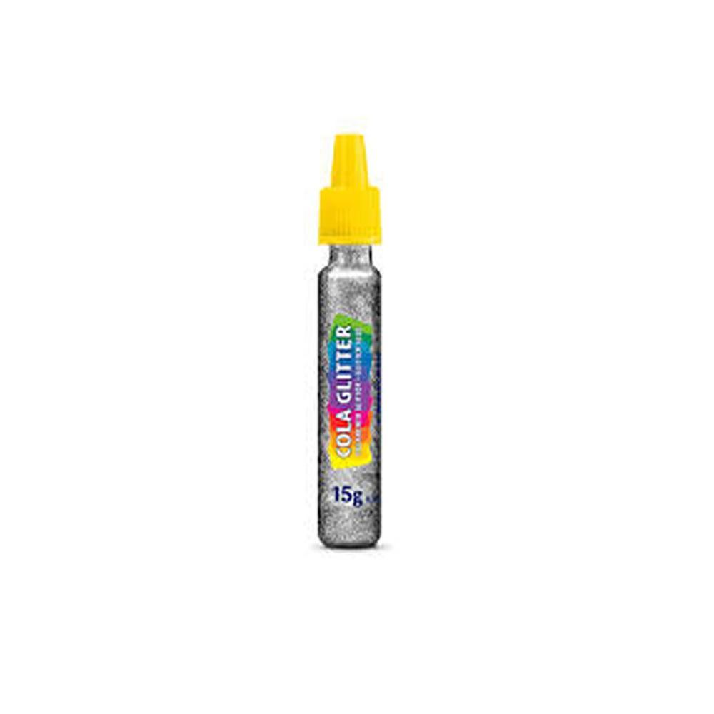 COLA GLITTER 15G COR PRATA