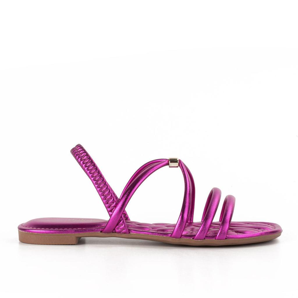 Sandália Dakota Rasteira Metalizada em Oferta na Shopee