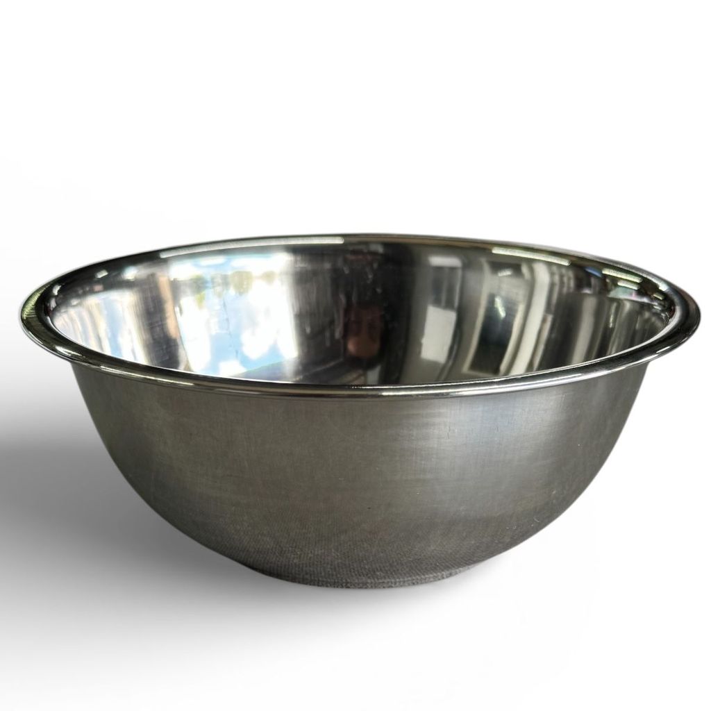 TIGELA BOWL 13,8x5,5CM INOX BACIA PARA SERVIR TIJELA GP007 + BRINDE ESCOVA SORTIDA ENTRE NYLON, LATÃO OU AÇO