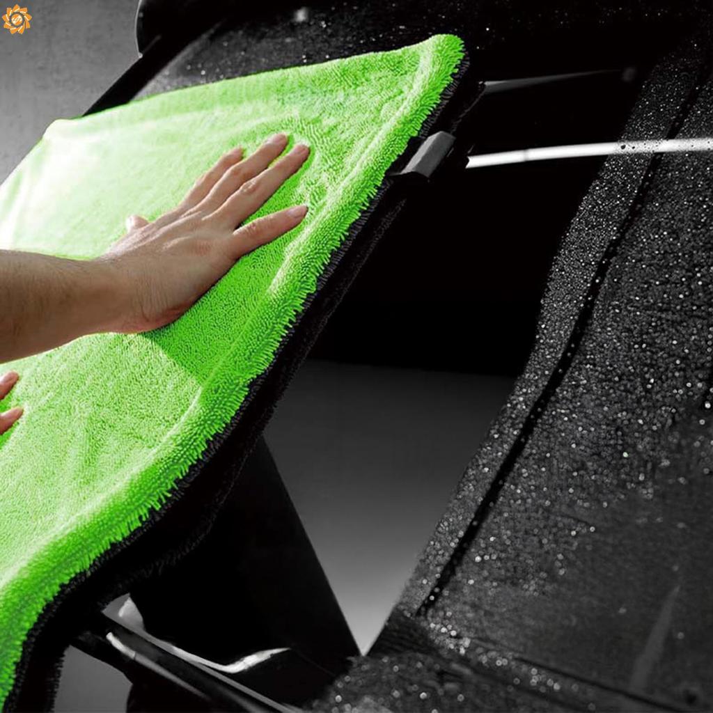 Toalhas De Microfibra Para Carros , Lavagem De Carro Espessadas E Sem Costura , Seguras , Limpeza Doméstica