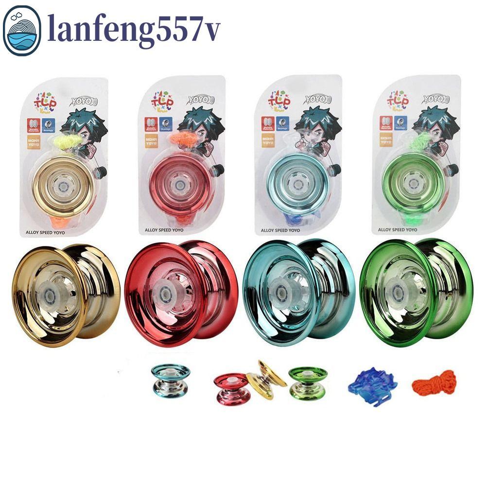LANFENG Alumínio Yoyo Profissional De Alta Velocidade Para Crianças Iniciantes Menino Brinquedos Luminosos