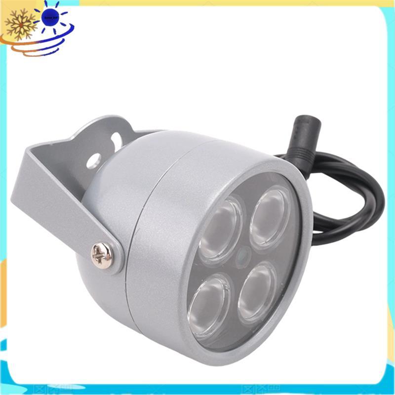 4 LEDs De Matriz Infravermelho À Prova D'água Visão Noturna IR Iluminador Luz De Preenchimento DC 12V Para Câmera De Seg