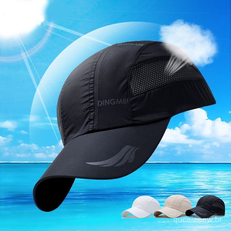 2023 Novo Verão Homens Esportes Suor Boné De Beisebol Masculino Golfe Feminino Sólido Snapback Chapé