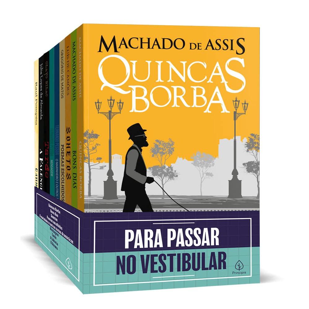 Kit com 9 Livros Vestibulando Literatura Clássica Para Enem Vestibular Concursos