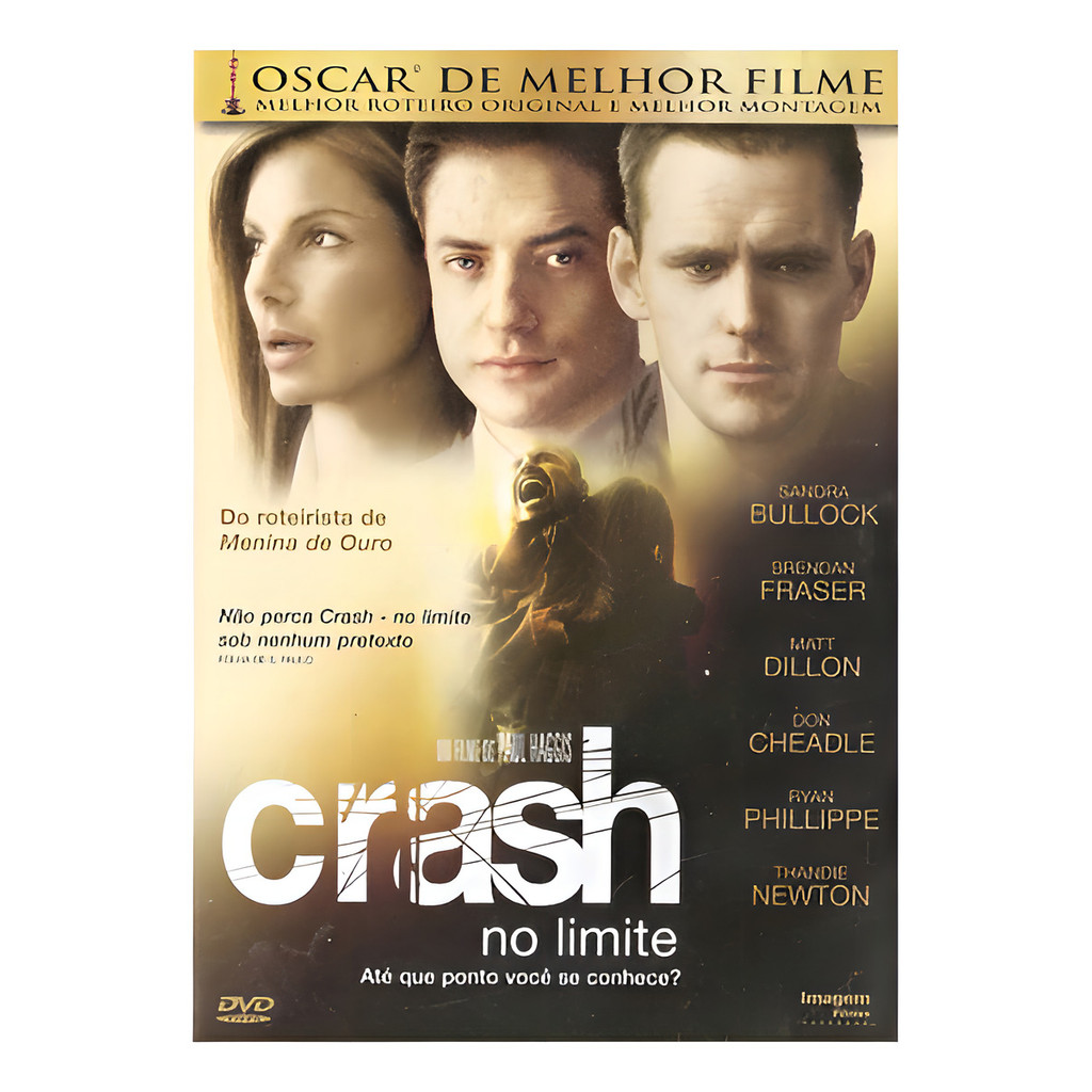 DVD Filme Crash No Limite Drama Intenso Dirigido Por Paul Haggis Áudio Português