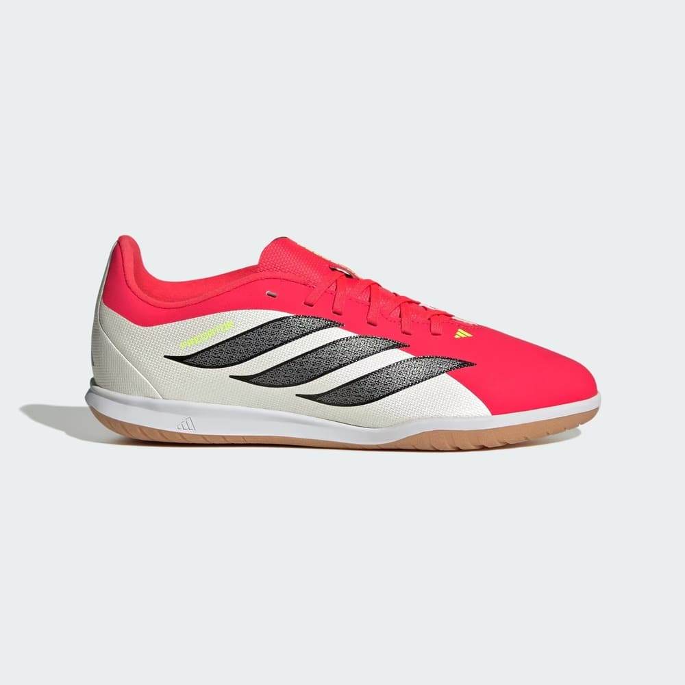 Chuteira Adidas Futsal Predator Club Jr Branco/Vermelho Oficial + NF